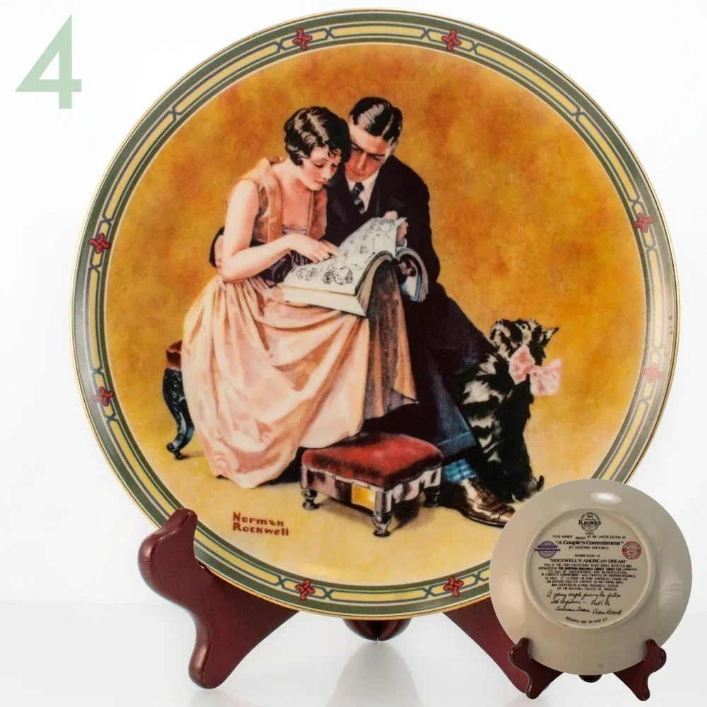 NORMAN Rockwell Collectors Plates | Nostalgic Decor | The Saturday Evening Post - Picture 5 of 8